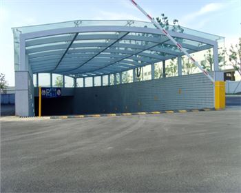 西安玻璃車庫入口