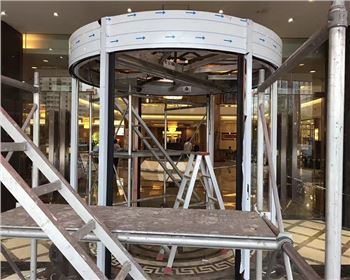 亞格自動門航天華信項(xiàng)目進(jìn)行中