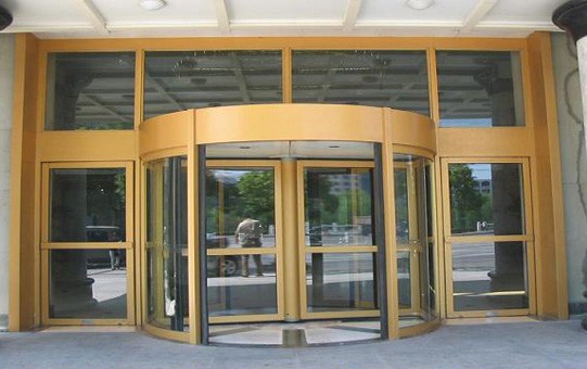 西安弧形自動門