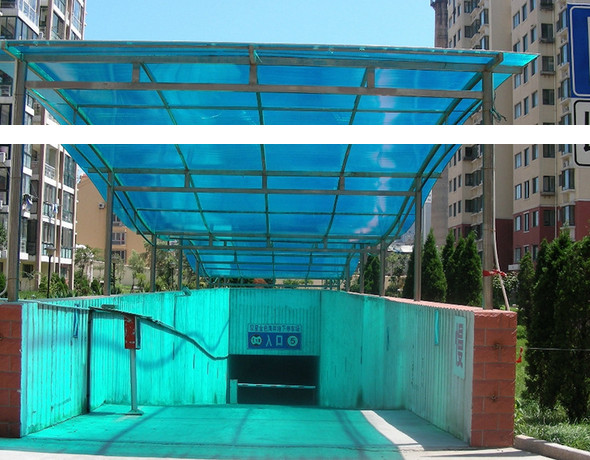 西安地下車庫出入口